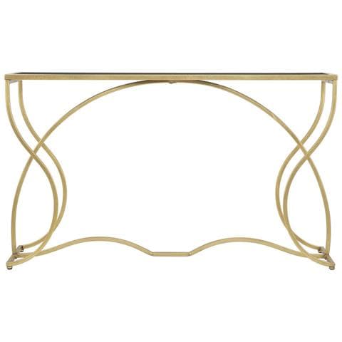 Tavolo Consolle Vkh626-oro-metallo-130x40x75 Cm - Foto 2