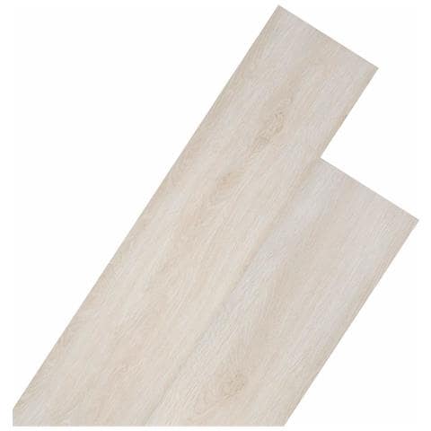Tavole per Pavimenti 18 pcs Bianco 5,26 m² PVC - Foto 1