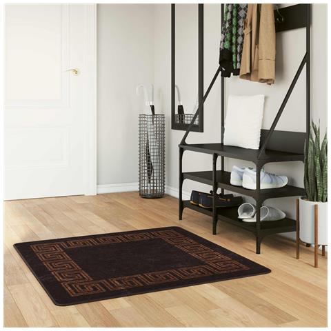 Runner Tappeto MARSA Nero 100 x 100 cm Poliestere e PVC - Foto 2