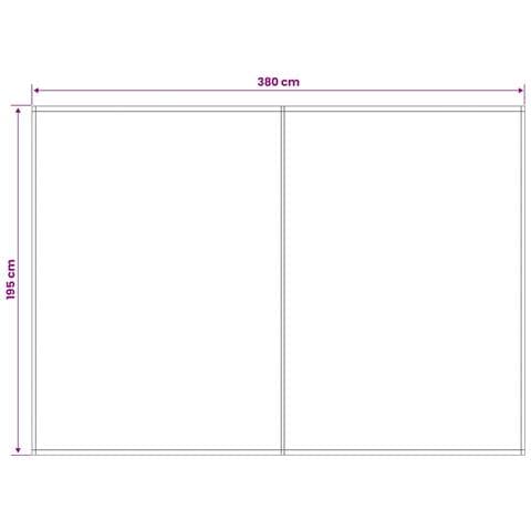 Telo di ricambio per tenda da sole Blu e Bianco 400 x 200 cm - Foto 4