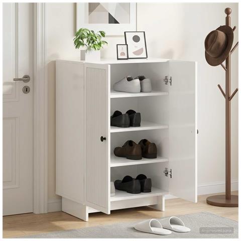 Mobile per scarpe EDE 59,5 x 39,5 x 90 cm Legno ingegnerizzato - Foto 2