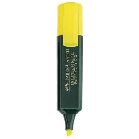 154807 evidenziatore 1 pz Punta smussata Giallo - Foto 1
