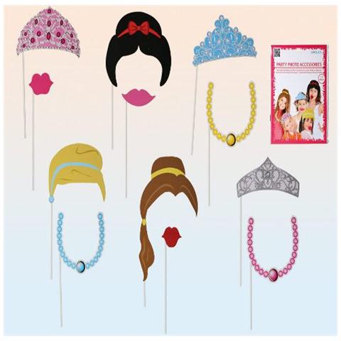 Accessori Principessa Per Foto Divertenti (pacco Da 12)  - Foto 1