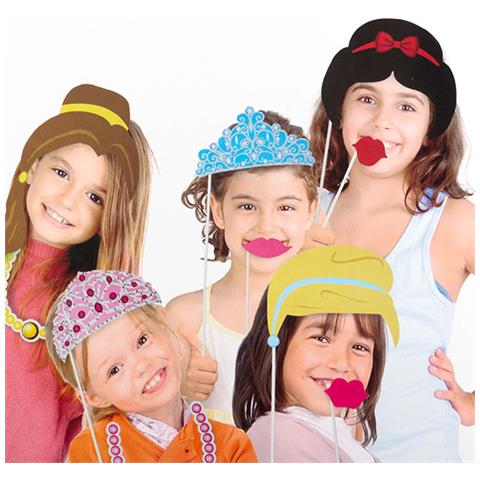 Accessori Principessa Per Foto Divertenti (pacco Da 12)  - Foto 4
