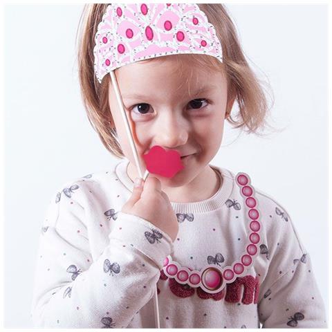 Accessori Principessa Per Foto Divertenti (pacco Da 12)  - Foto 2