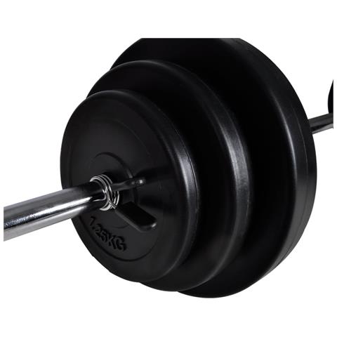 Stazione Per Squat Con Bilanciere E Set Di Manubri Da 30,5 Kg - Foto 9