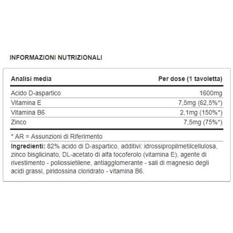 Daa Xtreme Prolact-block - 60 Tabs - Stimolatore Testosterone - Foto 2