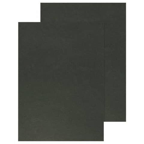 Copertina Per Rilegatura A4 250 G / m² Nero Goffrato Conf. 100 Pezzi - Kf00501 - Foto 1