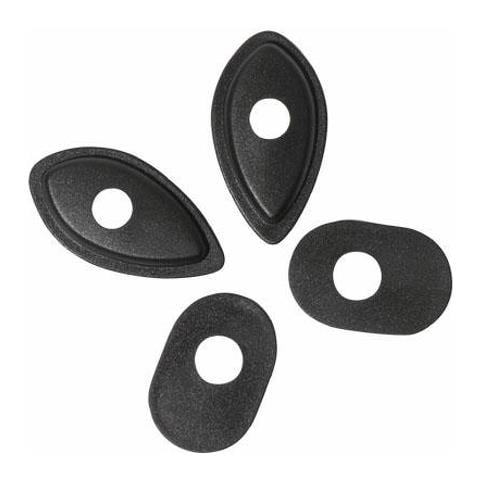 Kit Adattatore Attacchi Frecce Indicatori Direzione Moto Honda 4 Pezzi Nero - Foto 1