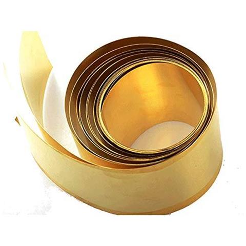 Ottone Metallo Sottile Foglio Foil Piastra 002 X 100 X 1000 Mm - Foto 2