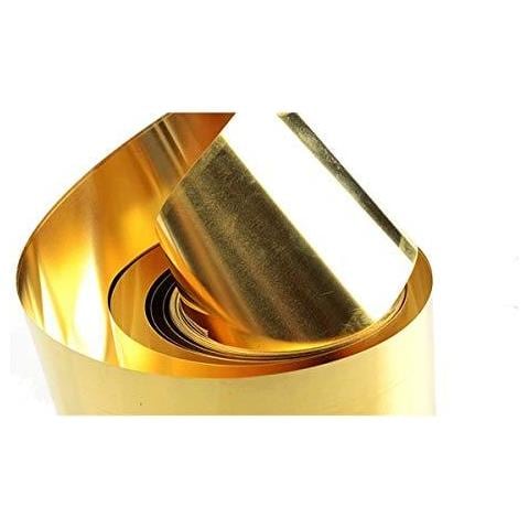 Ottone Metallo Sottile Foglio Foil Piastra 002 X 100 X 1000 Mm - Foto 4