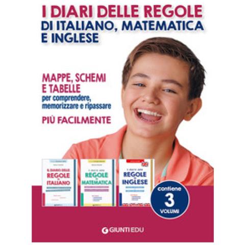 Simona Candeli - I diari delle regole di italiano, matematica e inglese. Mappe, schemi e tabelle per comprendere, memorizzare e ripassare più facilmente - Foto 1