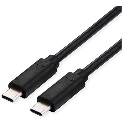 Roline - Cavo Usb - Da Usb-c A 24 Pin (m) A Usb-c A 24 Pin (m) - Usb4 Gen3x2 - 20 V - 5 A - 1 M - Alimentatore Usb (100 - Foto 2
