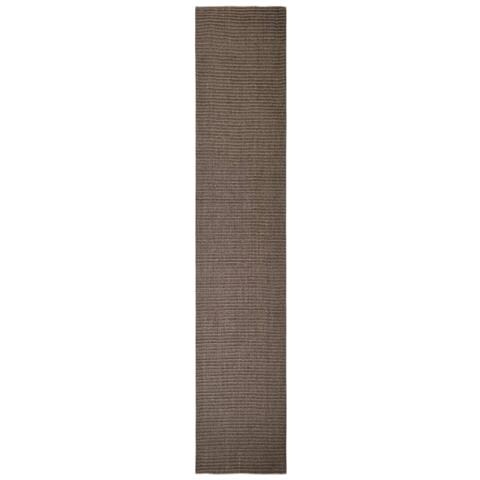 Tappeto In Sisal Per Tiragraffi Marrone 66x350 Cm - Foto 1