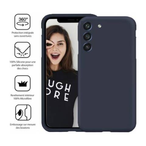 Cover Per Samsung A03 4g Premium Silicone Microfibra, Blu - Foto 2