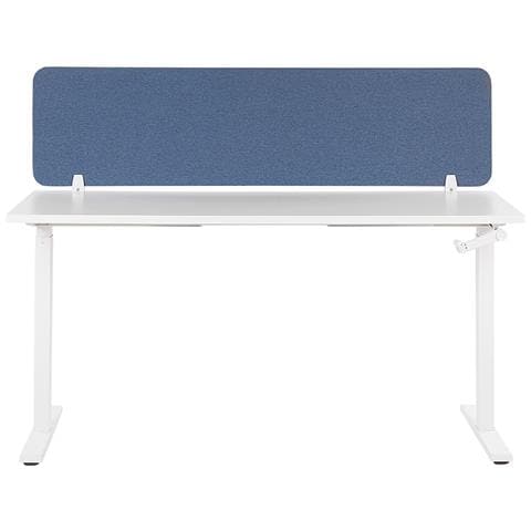 Pannello Divisorio Per Scrivania Blu 160 X 40 Cm Wally - Foto 2