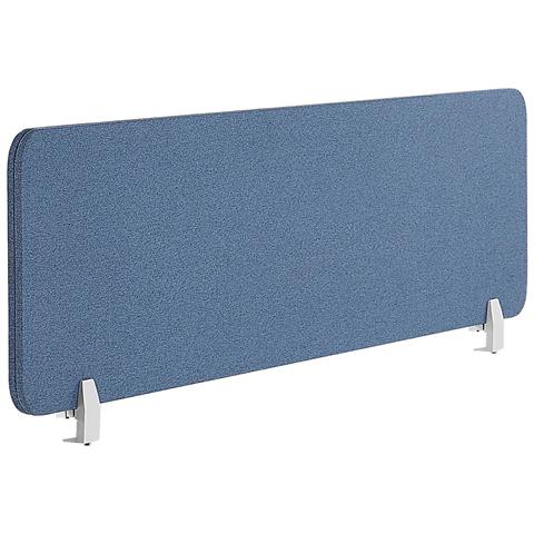 Pannello Divisorio Per Scrivania Blu 160 X 40 Cm Wally - Foto 5