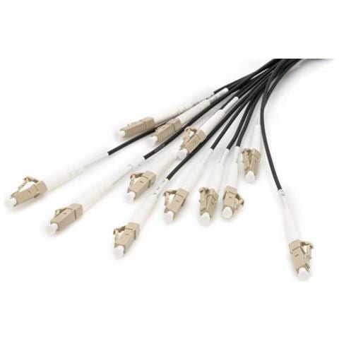 Cavo Breakout Universale In Fibra Ottica Dotato Di Terminali, Multimode Om4, 12 Fibre, Lc /upc - Lc /upc - Foto 2