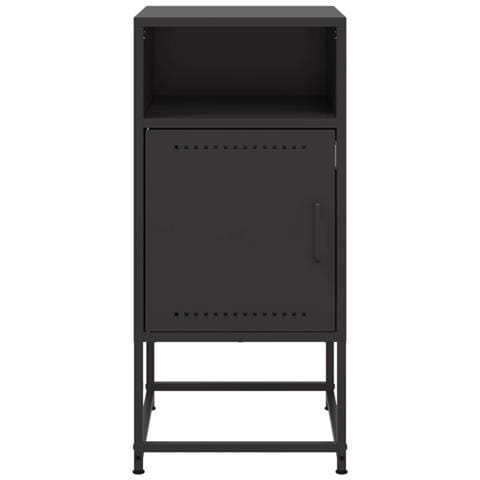 Comodino Nero 36x39x78 Cm In Acciaio - Foto 10