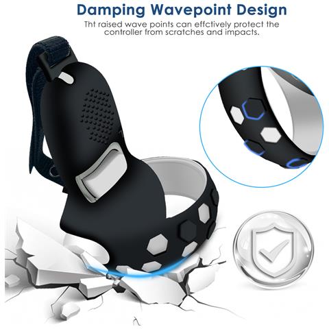 Accessori E Protezioni Per Oculus Quest 2 E Meta Quest 2 Black - Foto 2