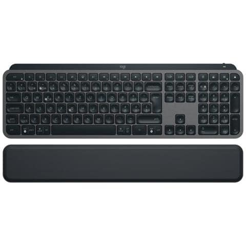 Mx Keys S Tastiera Rf Senza Fili + Bluetooth Qwertz Svizzere Grafite - Foto 1