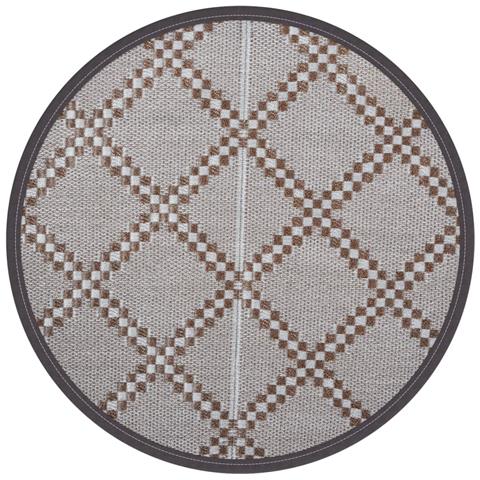 Tappeto Da Esterno Marrone 200 Cm In Pp - Foto 2