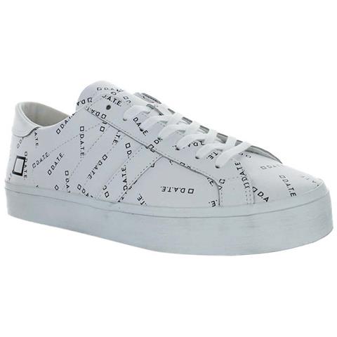 Mezze Scarpe Da Uomo In Pelle Bianca Con Logo Hill Double Fantasy 44 - Foto 1