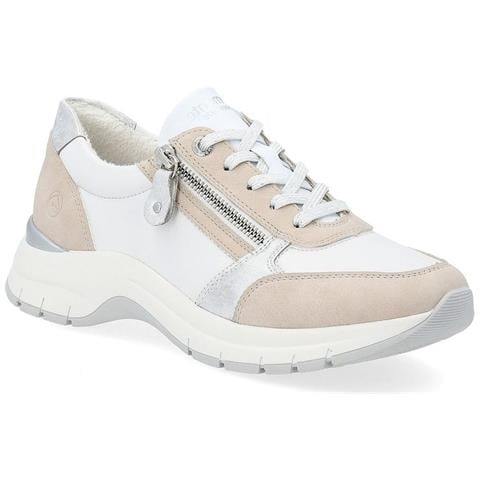 Leisure Trainers White Sneakers Sintetico E Tessile Scarpe Donna Bianco Eu 40, D0g09-81 - Foto 1