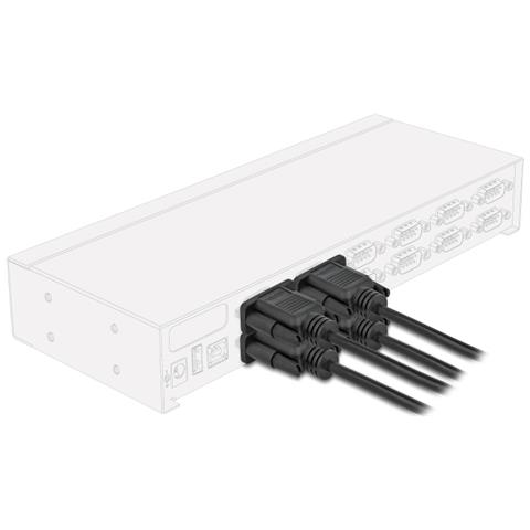 Cavo seriale RS-232 D-Sub9 femmina per femmina 0,5 m - Foto 2
