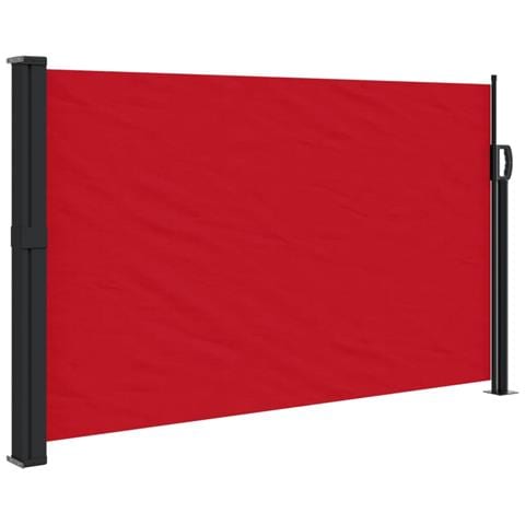 Tenda Da Sole Laterale Retrattile Rossa 120x600 Cm - Foto 2