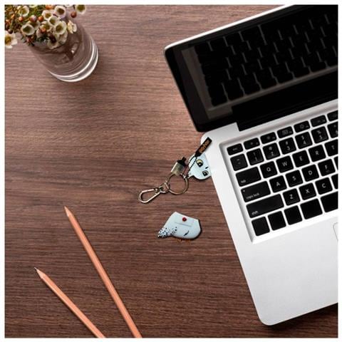 Portachiavi Hedwig Usb 3.2 Da 32 Gb, Bianco - Foto 4