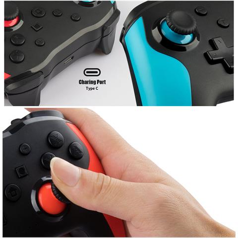 Controller Wireless Con Connessione Bluetooth. Funzioni Turbo, Giroscopio 6 Assi E Vibrazione. Compatibile Con N-switch, Ps3, Pc, Smartphones… - Foto 7