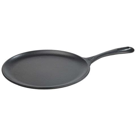 34504 Piastra Per Grigliare Ghisa Smaltata Induzione Comal Pizza 26,6cm Fuoco Barbecue Nero - Foto 1