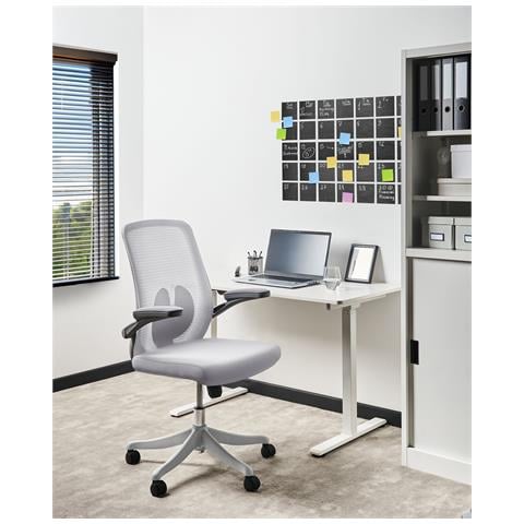 Sedia Da Ufficio Overlord Tessuto Grigio - Foto 1