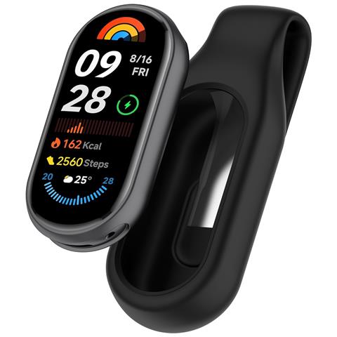 Supporto A Clip Sicuro Per Xiaomi Mi Band 10, 9 E 8 Black - Foto 1