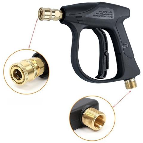 Pistola Per Idropulitrice Ad Alta Pressione Con 5 Ugelli - Pistola Corta - Foto 4