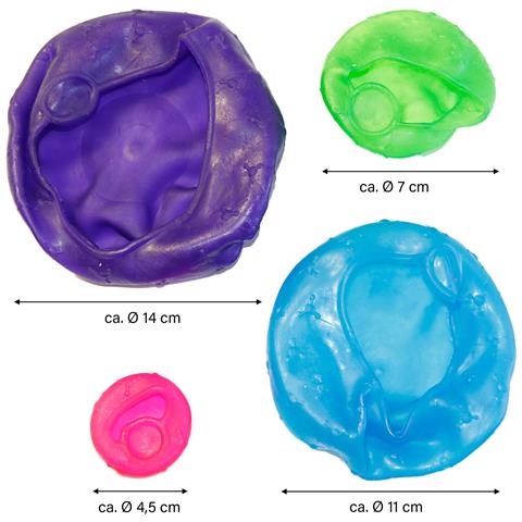 Cappucci O Coperchi Salvafreschezza , Riutilizzabili, Set Da 4 Pezzi, Estensibili, Ø 4,5 Cm, 7 Cm, 11 Cm, 14 Cm, Per Mantenere Freschi Degli Alimenti - Foto 2