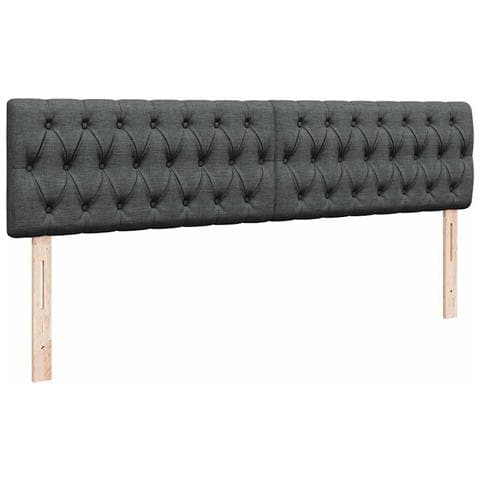 Struttura Letto Pouf con Materasso 160x200 cm in Tessuto - Foto 9