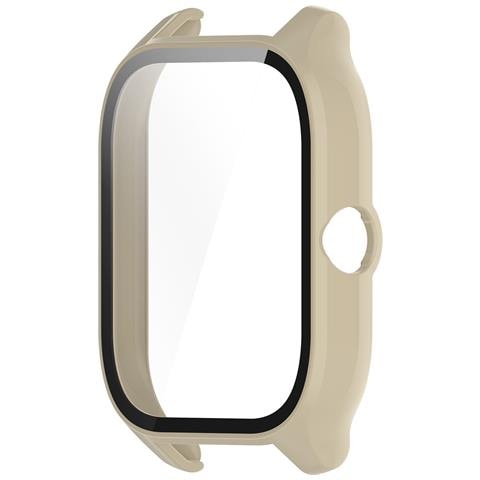 Compatibile Con Amazfit Gts4 Custodia Bianca Trasparente - Pc + Pellicola Temperata White - Foto 1