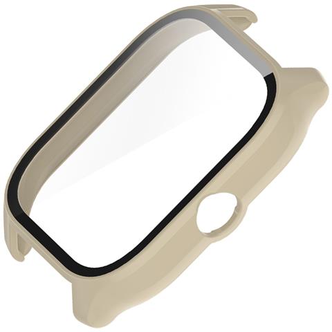Compatibile Con Amazfit Gts4 Custodia Bianca Trasparente - Pc + Pellicola Temperata White - Foto 2