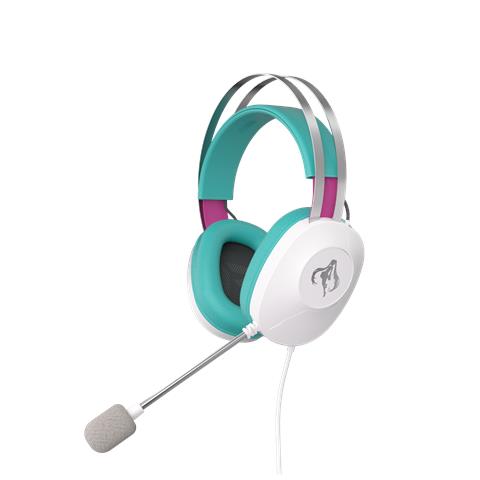 TUF Gaming H1 Gen II Hatsune Miku Edition Auricolare Cablato Portatile USB tipo A Rosa, Turchese, Bianco - Foto 2