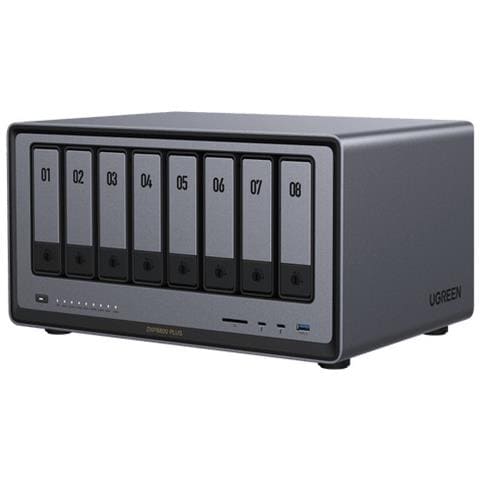NASync DXP8800Plus NAS Desktop Intel® Core™ i5 i5-1235U 8 GB DDR5 0 TB UGOS Pro - Foto 1