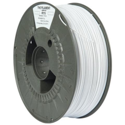 TF-24016 materiale di stampa 3D Polietilene Tereftalato Glicole (PETG) Bianco 1 kg - Foto 3