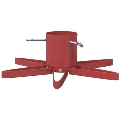 Supporto per Albero di Natale Rosso 49 x 49 x 15,5 cm Acciaio - Foto 1