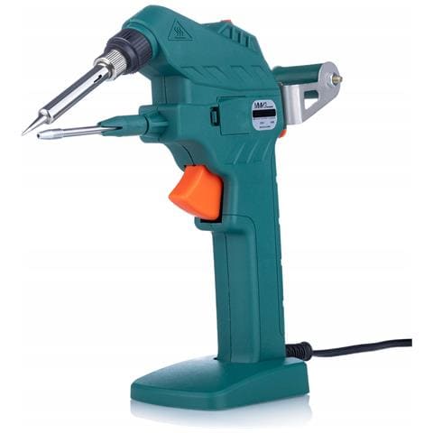 Set Di Saldatura 60w - Saldatore Con Punta, Stagno Sn63pb37, Calafonia, Treccia Dissaldante | 60w | Grotti Hq 900m | Spugna | Supporto - Foto 8