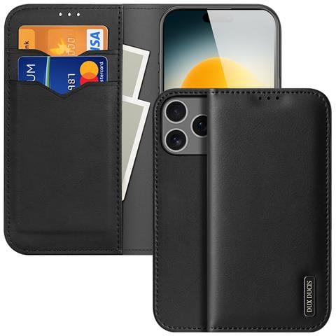 Cover Cartera per iPhone 17 Pro - Pelle /PU, Nero - Foto 1