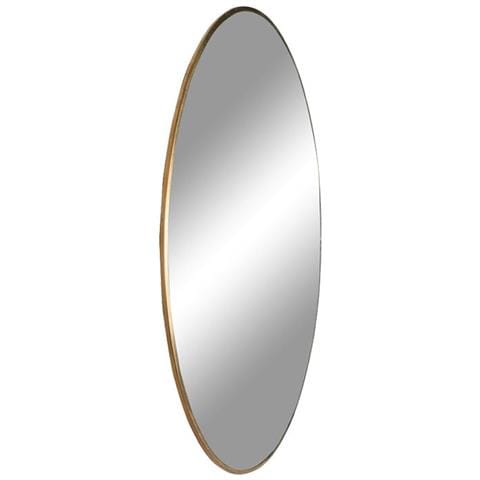 Specchio Tondo Da Parete Jersey In Acciaio Color Ottone Ø60 Cm - Foto 2
