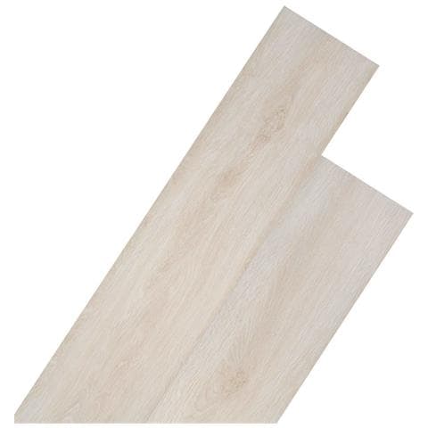 Tavole per Pavimenti 36 pcs Bianco Rovere Classico 5,02 m² PVC - Foto 1