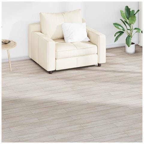 Tavole per Pavimenti 36 pcs Bianco Rovere Classico 5,02 m² PVC - Foto 2