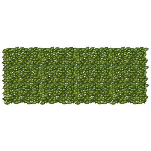 Schermo per balcone con foglie Verde e Giallo 200 x 75 cm - Foto 1